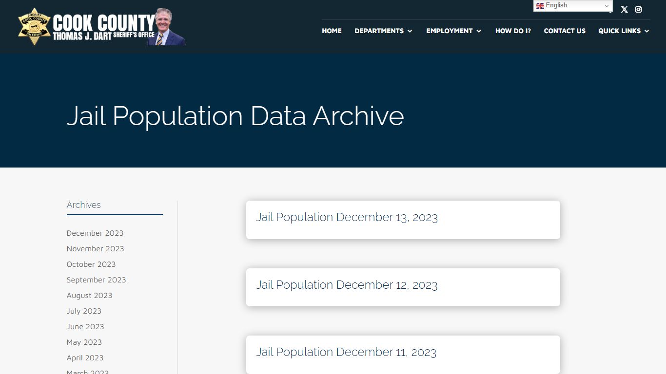 OpenData Archive < Cook County Sheriff's Office